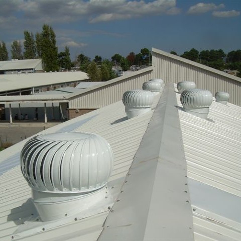 Ventilador de turbina Whirlybird para ático de techo